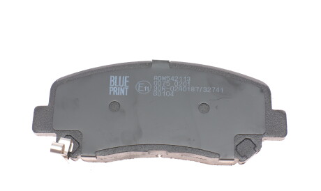Фото 2 - Гальмівні колодки BLUE PRINT ADM542113