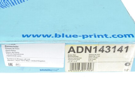 Фото 5 - Тормозной диск BLUE PRINT ADN143141
