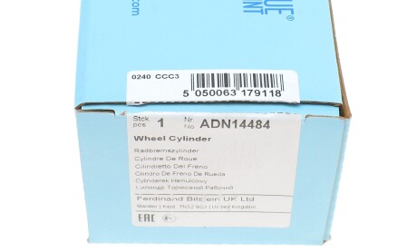 Фото 5 - Рабочий тормозной цилиндр BLUE PRINT ADN14484