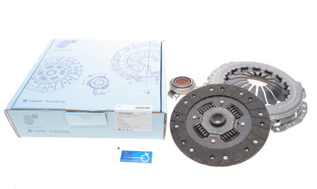 Комплект зчеплення Toyota Corolla 1.6 16V 05-14 (d=217mm) (+вижимний) - BLUE PRINT ADT330274