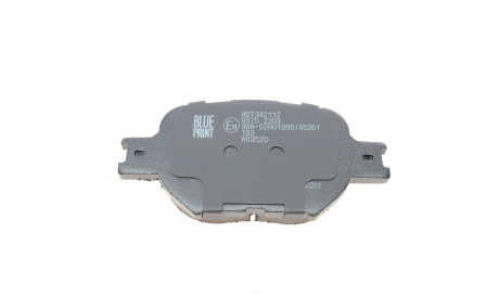 Фото 3 - Гальмівні колодки BLUE PRINT ADT342112