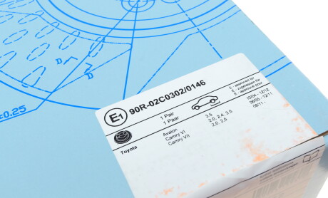 Фото 6 - Тормозной диск BLUE PRINT ADT343239