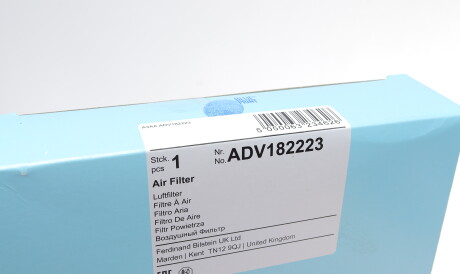 Фото 3 - Воздушный фильтр BLUE PRINT ADV182223