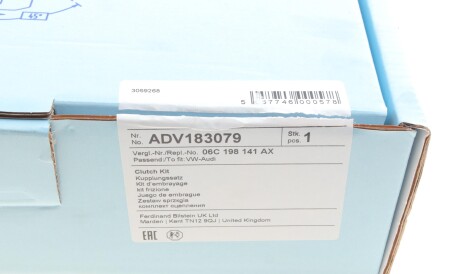 Фото 2 - Комплект зчеплення BLUE PRINT ADV183079