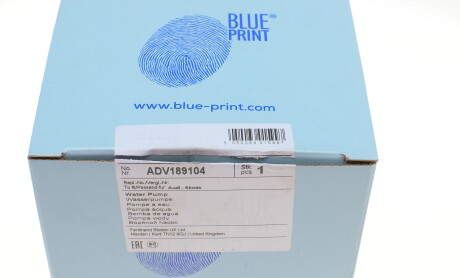 Фото 6 - Водяной насос BLUE PRINT ADV189104