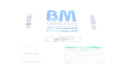 Фото 2 - Елемент выхлопной системы BM CATALYSTS BM11201HP