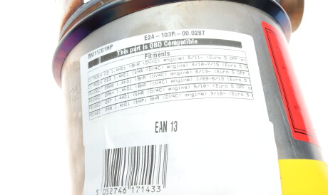 Фото 3 - Елемент выхлопной системы BM CATALYSTS BM11201HP