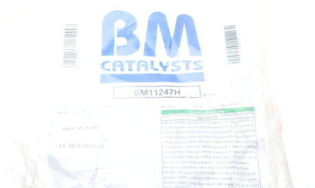 Фото 2 - Елемент выхлопной системы BM CATALYSTS BM11247H