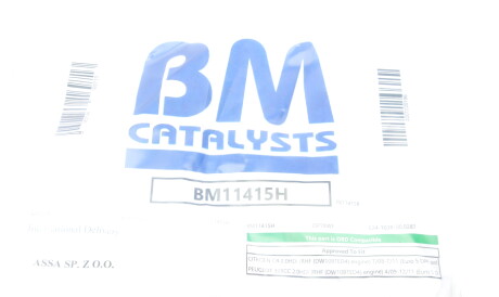 Фото 2 - Елемент вихлопної системи BM CATALYSTS BM11415H