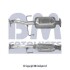 Каталізатор EURO 2 KIA SEPHIA MAZDA 323 C IV, 323 F IV, 323 S IV, MX-3 1.3-1.8 08.89-10.97 - BM CATALYSTS BM90123H (фото 1)