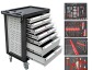 Візок з інструментами 7 секцій 172 од. (сірий) - BM TOOLS 20100001 (фото 3)
