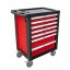 Візок з інструментами 7 секцій 268 од. (червоний) - BM TOOLS 20100004 (фото 3)