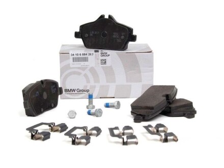 Комплект тормозных колодок - ((34116862309, 34106884267)) BMW 34106884267