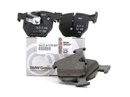 Комплект гальмівних накладок, дискове гальмо - BMW 34216776937