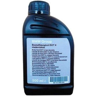 Жидкость тормозная Brake Fluid DOT 4, 0,5л - BMW 83132405976