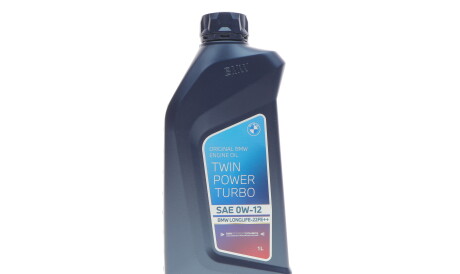 Олива 0W12 TwinPower Turbo Longlife-22FE (1L) - ((990F021D40B047, 990F021D40B017, 84215A65B3A, 84215A65BA3, 0888086164)) BMW 84215A65B3A