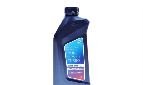 Олива 0W12 TwinPower Turbo Longlife-22FE (1L) - (0888083889, 0888086164, 84215A65B3A) BMW 84215A65BA3