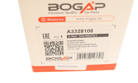 Фото 6 - Сайлентблок рычага BOGAP A3328106