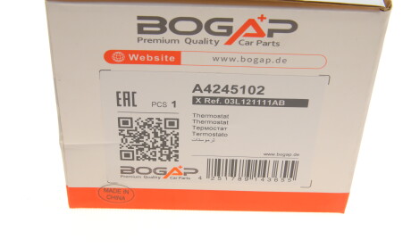 Фото 8 - Термостат системи охолодження BOGAP A4245102