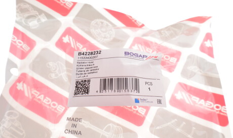 Фото 2 - Патрубок системи охолодження BOGAP B4228232