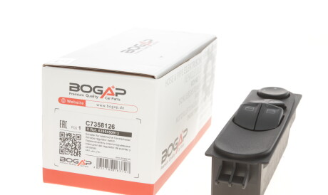 Кнопка склопідйомника - BOGAP C7358126