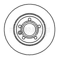 Тормозной диск - BORG & BECK BBD4214