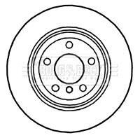 Тормозной диск - BORG & BECK BBD4726