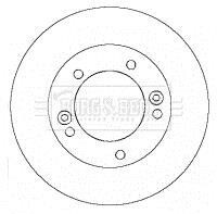 - Диск гальмівний (2 шт) - BORG & BECK BBD5132