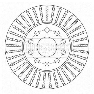 Тормозной диск - (5Q0615301A, 5Q0615301E) BORG & BECK BBD5393
