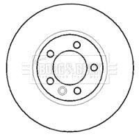 Тормозной диск - BORG & BECK BBD5916S