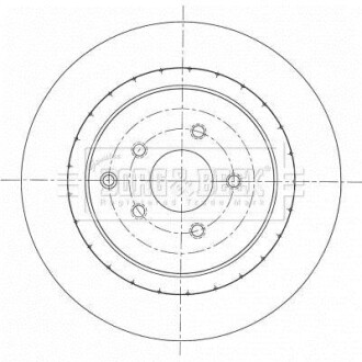 Тормозной диск - (432061CA0A) BORG & BECK BBD6094S