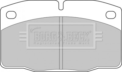 Гальмівні колодки до дисків - BORG & BECK BBP1117