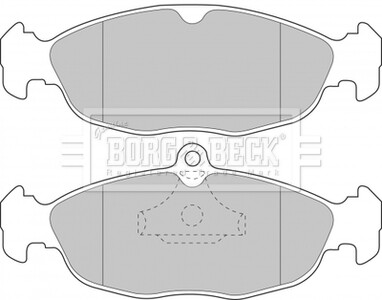 - Гальмівні колодки до дисків - BORG & BECK BBP1424