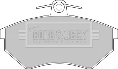 - Гальмівні колодки до дисків - BORG & BECK BBP1427