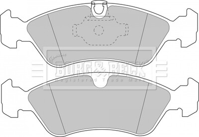 - Гальмівні колодки до дисків - BORG & BECK BBP1474