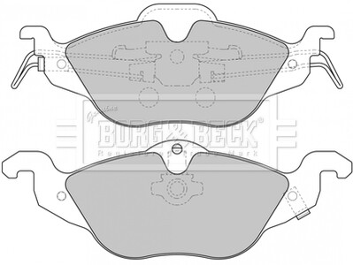 - Гальмівні колодки до дисків - BORG & BECK BBP1563