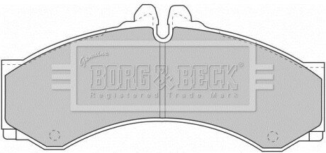 - Гальмівні колодки до дисків - BORG & BECK BBP1589