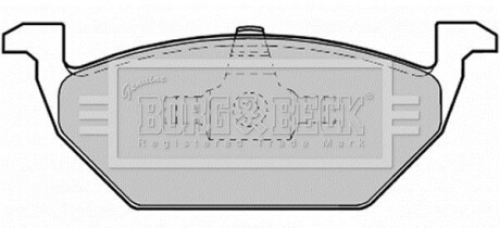 Фото товара Тормозные колодки BORG & BECK BBP1619 : Купить на tto.com.ua