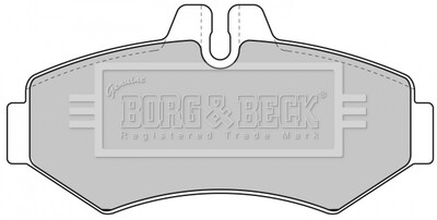 - Гальмівні колодки до дисків - BORG & BECK BBP1667