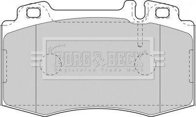 - Гальмівні колодки до дисків - BORG & BECK BBP1756