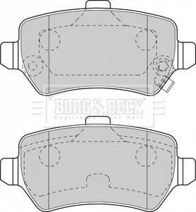 - Гальмівні колодки до дисків - BORG & BECK BBP1777