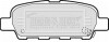 Тормозные колодки BORG & BECK BBP1839 - фото 1