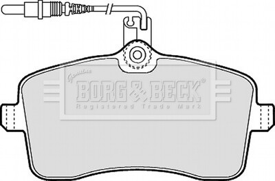 Комплект тормозных колодок, дисковый тормоз - (425277, 425332, 425335) BORG & BECK BBP1897 (фото 1)