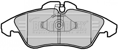 - Гальмівні колодки до дисків - BORG & BECK BBP2071