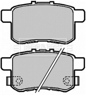 - Гальмівні колодки до дисків - BORG & BECK BBP2103