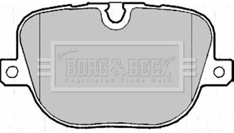 Фото товара Тормозные колодки BORG & BECK BBP2215 : Купить на tto.com.ua