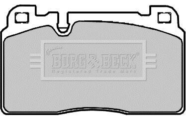 Комплект тормозных колодок - BORG & BECK BBP2382