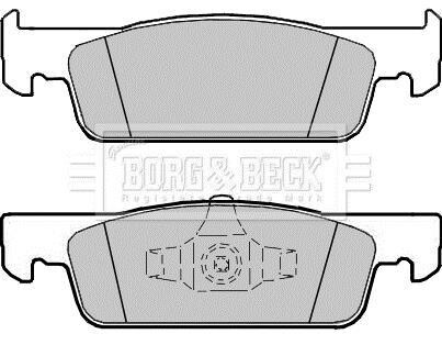 Гальмівні колодки дискові - BORG & BECK BBP2407