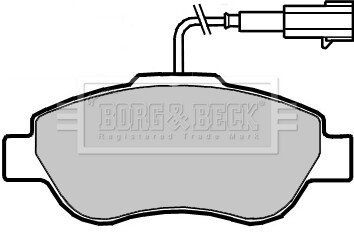 - Гальмівні колодки до дисків - BORG & BECK BBP2416