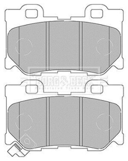 Гальмівні колодки дискові - BORG & BECK BBP2434